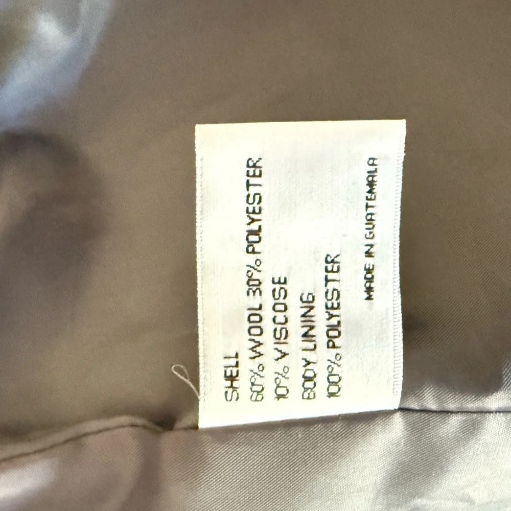 Larry Levine Charcoal Wool Classic‎ Coat